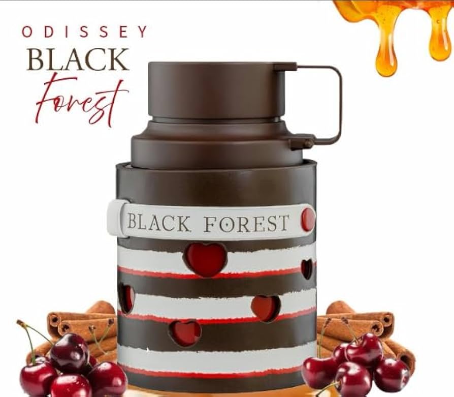 Odyssey Black Forest Eau de Parfum 100 ml – Perfume unisex Dulce Gourmand Avainillado y Acaramelado