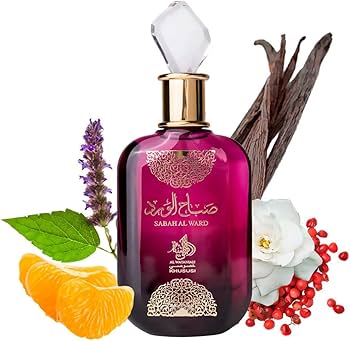 Sabah Al Ward Al Wataniah Eau de Parfum 100 ml | Perfume Femenino Floral, Dulce y Avainillado