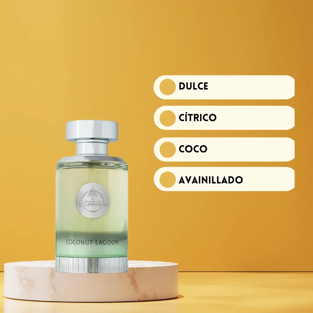 Coconut Lagoon Eau de Parfum 100 ml | Perfume Unisex Cítrico Coco Dulce - Paris Corner