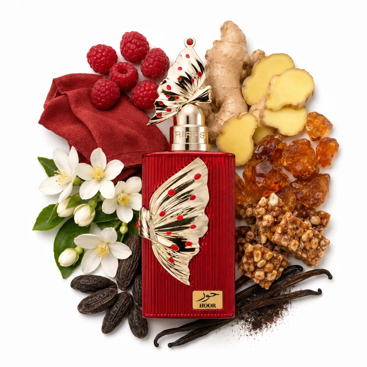 Riiffs Perfumes Hoor Eau de Parfum 100 ml | Perfume Femenino Dulce, Avainillado y Ambarado
