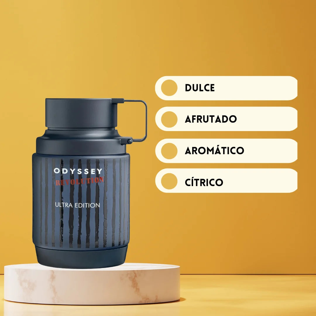 Armaf Odyssey Revolution Ultra Edition Eau de Parfum 100 ml | Perfume Unisex Dulce y Afrutado
