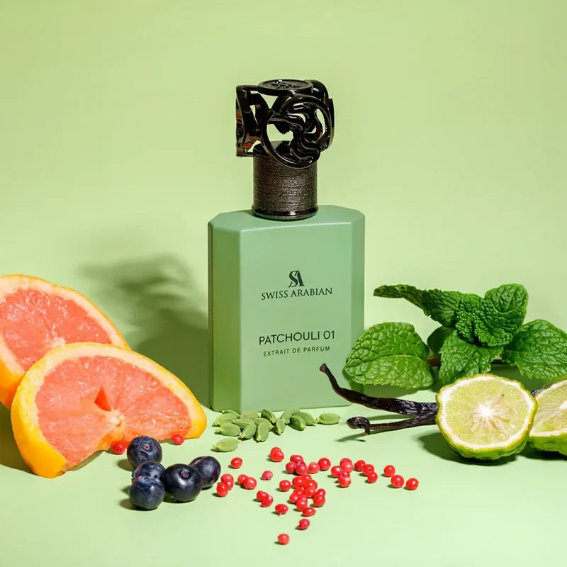 Swiss Arabian Patchouli 01 Eau de Parfum 100 ml | Perfume Unisex Amaderado, Aromático y Especiado