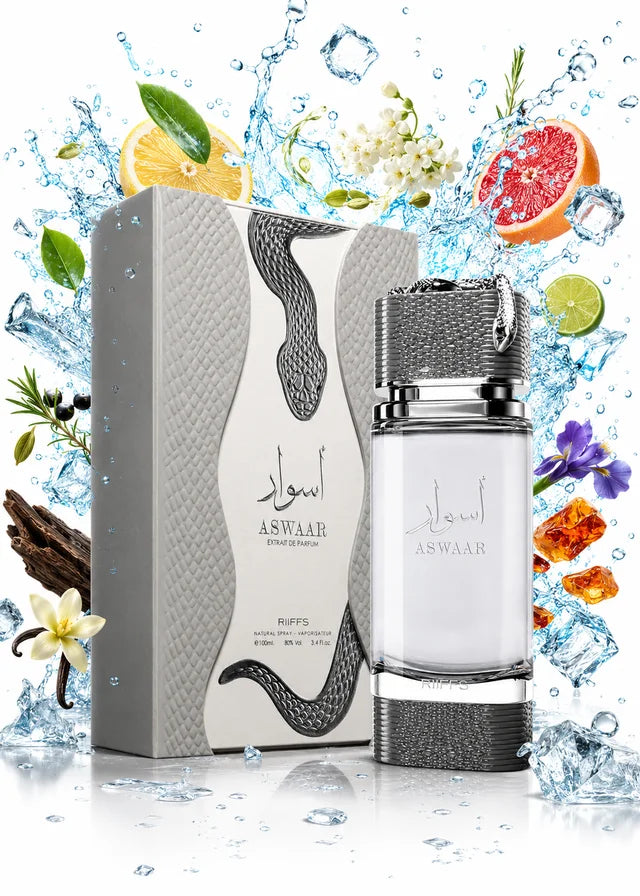 Riiffs Aswaar Eau de Parfum 100 ml | Perfume Unisex Ambarado, Amaderado y Aromático