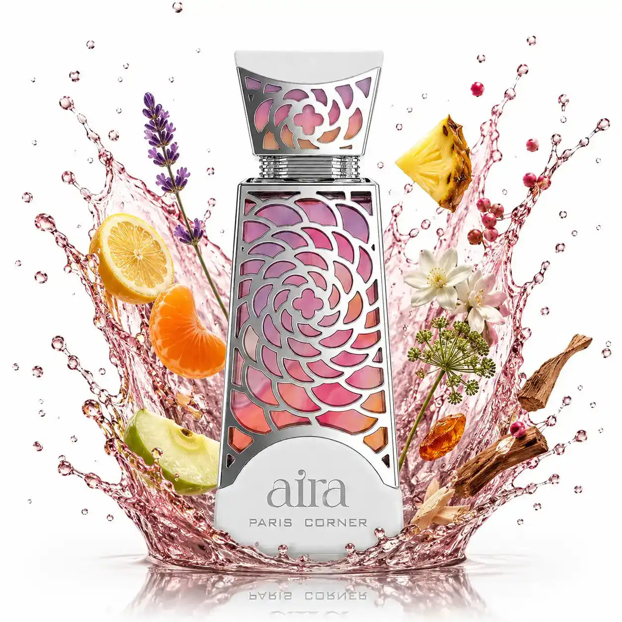 Paris Corner Aira Eau de Parfum 100 ml | Perfume Unisex Almizclado Floral Cítrico