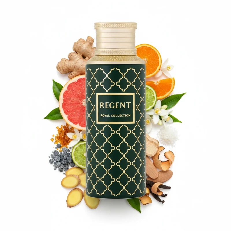 Maison Asrar Regent Eau de Parfum 100 ml | Perfume Unisex Cítrico, Amaderado y Especiado