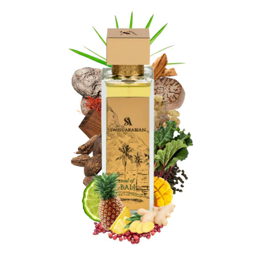 Swiss Arabian Soul of Bali Extrait de Parfum 100 ml | Perfume Unisex Afrutado, Aromático y Amaderado