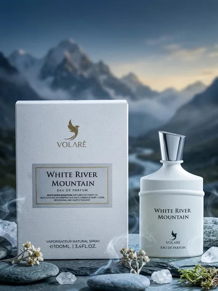 Volaré White River Mountain Eau de Parfum 100 ml | Perfume Masculino Fresco, Acuático y Amaderado
