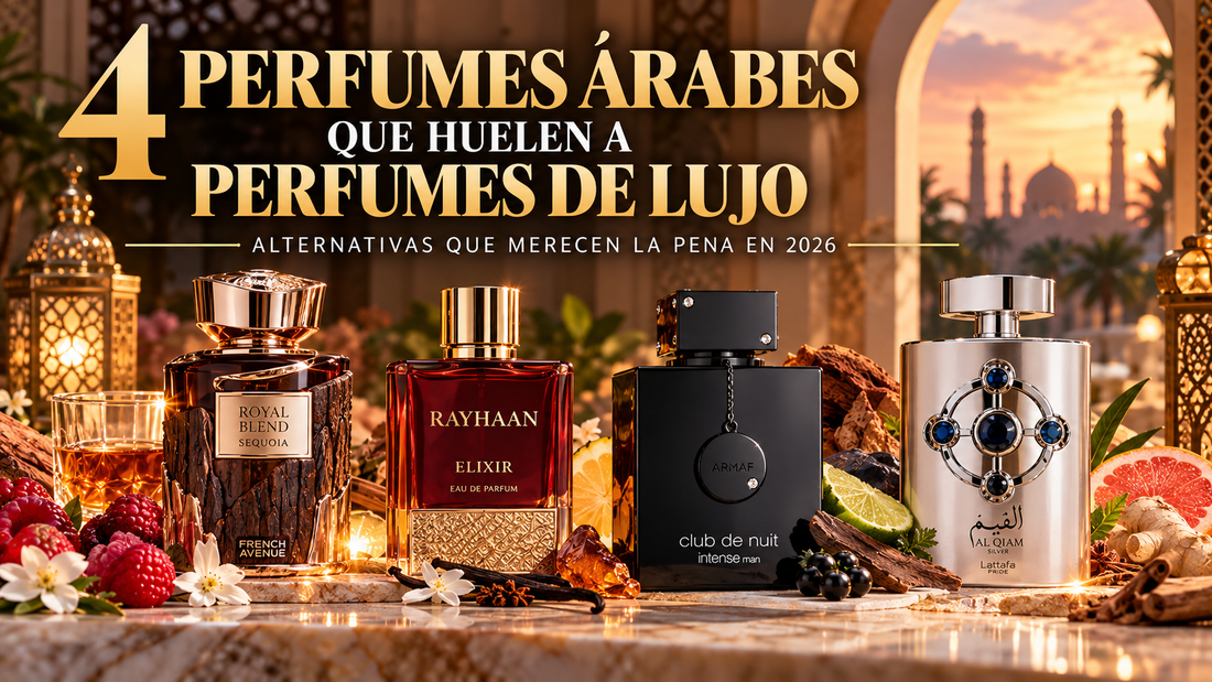 4 perfumes árabes que huelen a perfumes de lujo: alternativas que merecen la pena en 2026