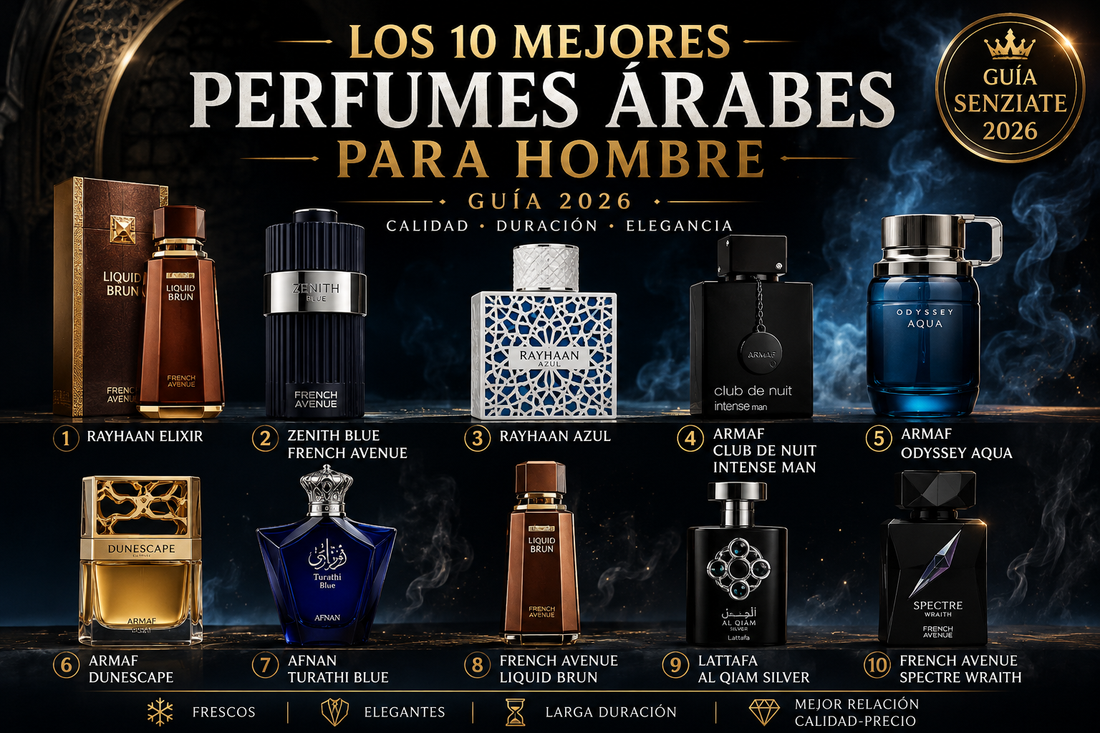 Los 10 mejores perfumes árabes para hombre en 2026 | Senziate
