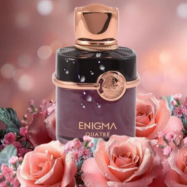 French Avenue Enigma Quatre Eau de Parfum 100 ml – Perfume Floral Rosado para Mujer