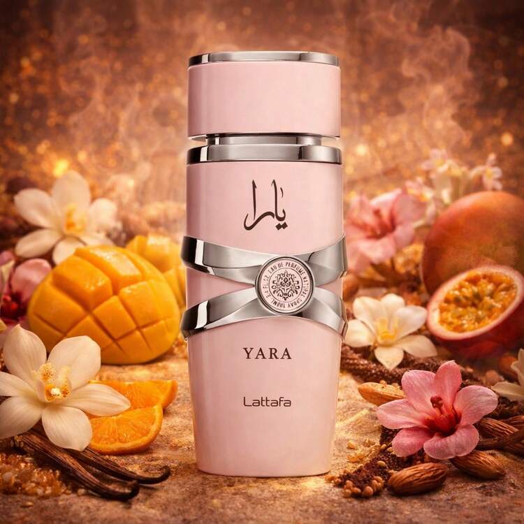 Yara Lattafa Eau de Parfum 100 ml – Perfume mujer Dulce Avainillado Tropical