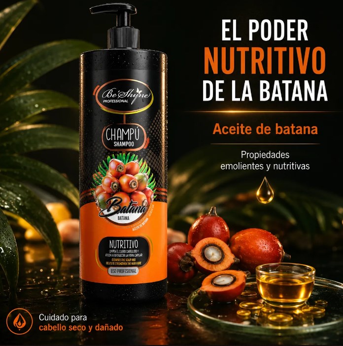 e'Shyne – Champú Nutritivo para Cabello Seco y Dañado 1000ml