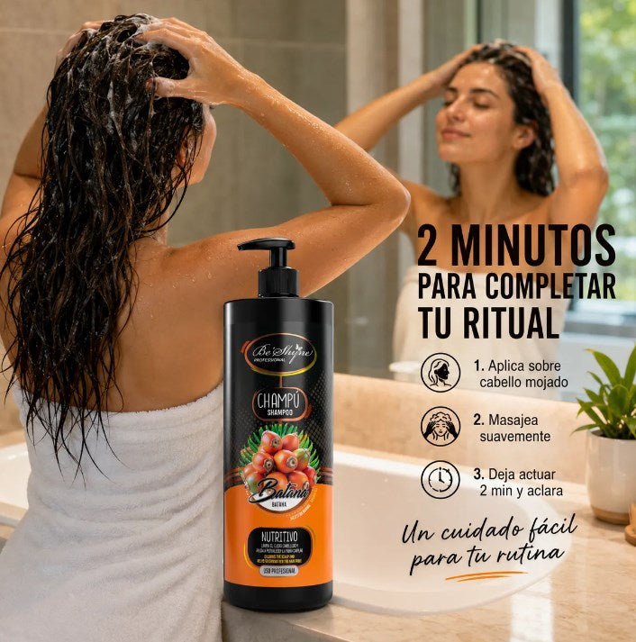 e'Shyne – Champú Nutritivo para Cabello Seco y Dañado 1000ml