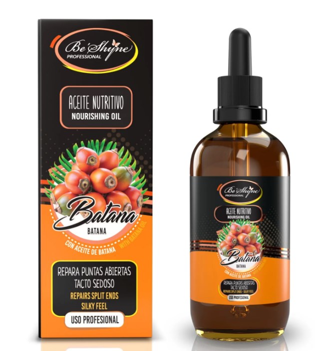 Be'Shyne – Aceite capilar nutritivo con batana para puntas secas 100 ml