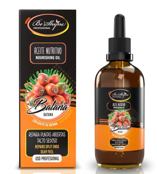Be'Shyne – Aceite capilar nutritivo con batana para puntas secas 100 ml