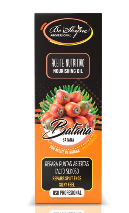 Be'Shyne – Aceite capilar nutritivo con batana para puntas secas 100 ml