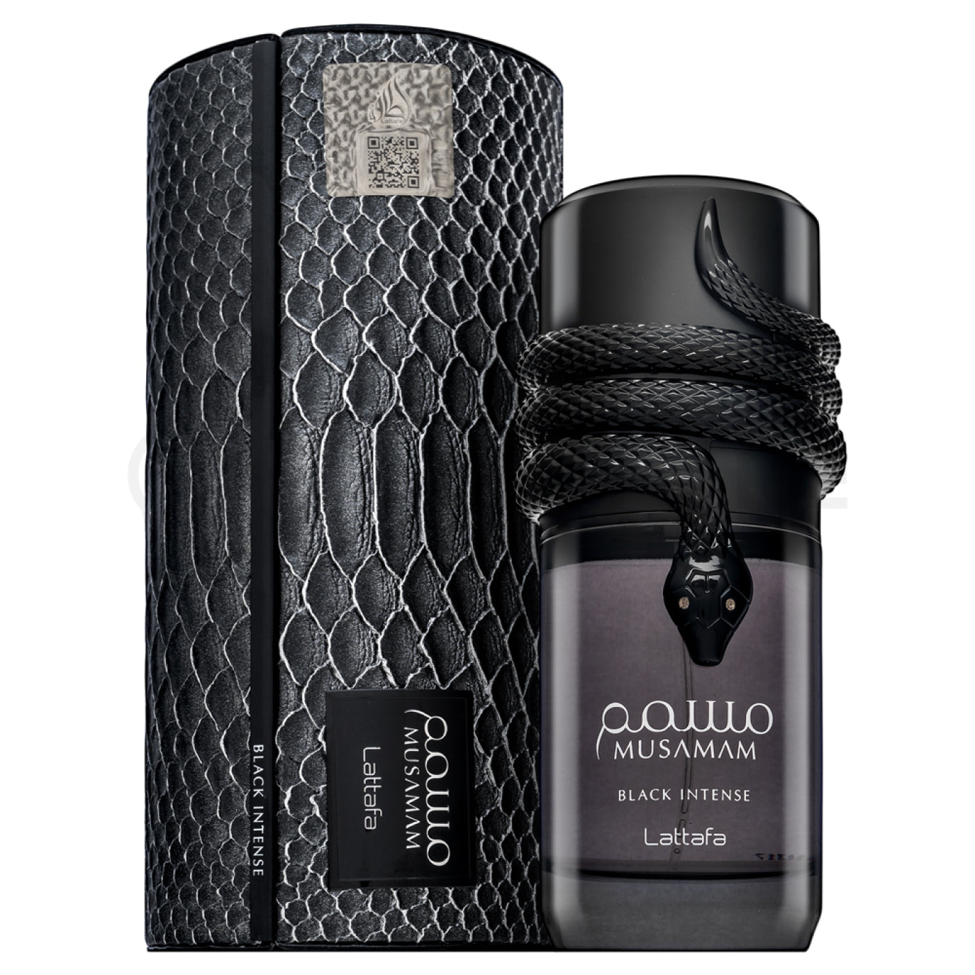 Lattafa Musamam Black Intense Eau de Parfum 100ml | Amaderado Especiado Intenso- Perfume Masculino