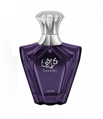 Afnan Turathi Blue Eau de Parfum 90 ml Hombre – Perfume masculino Cítrico Fresco Amaderado con Ámbar y Almizcle