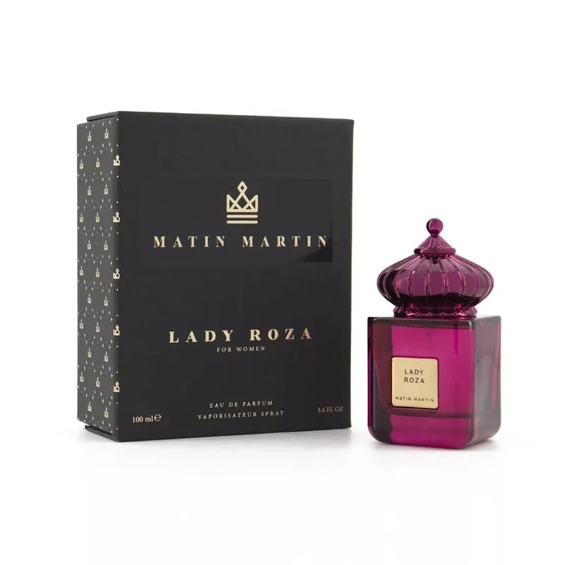 Lady Roza - Matin Martin- Eau de Parfum 100 ml | Perfume Mujer Floral Afrutado con Rosa