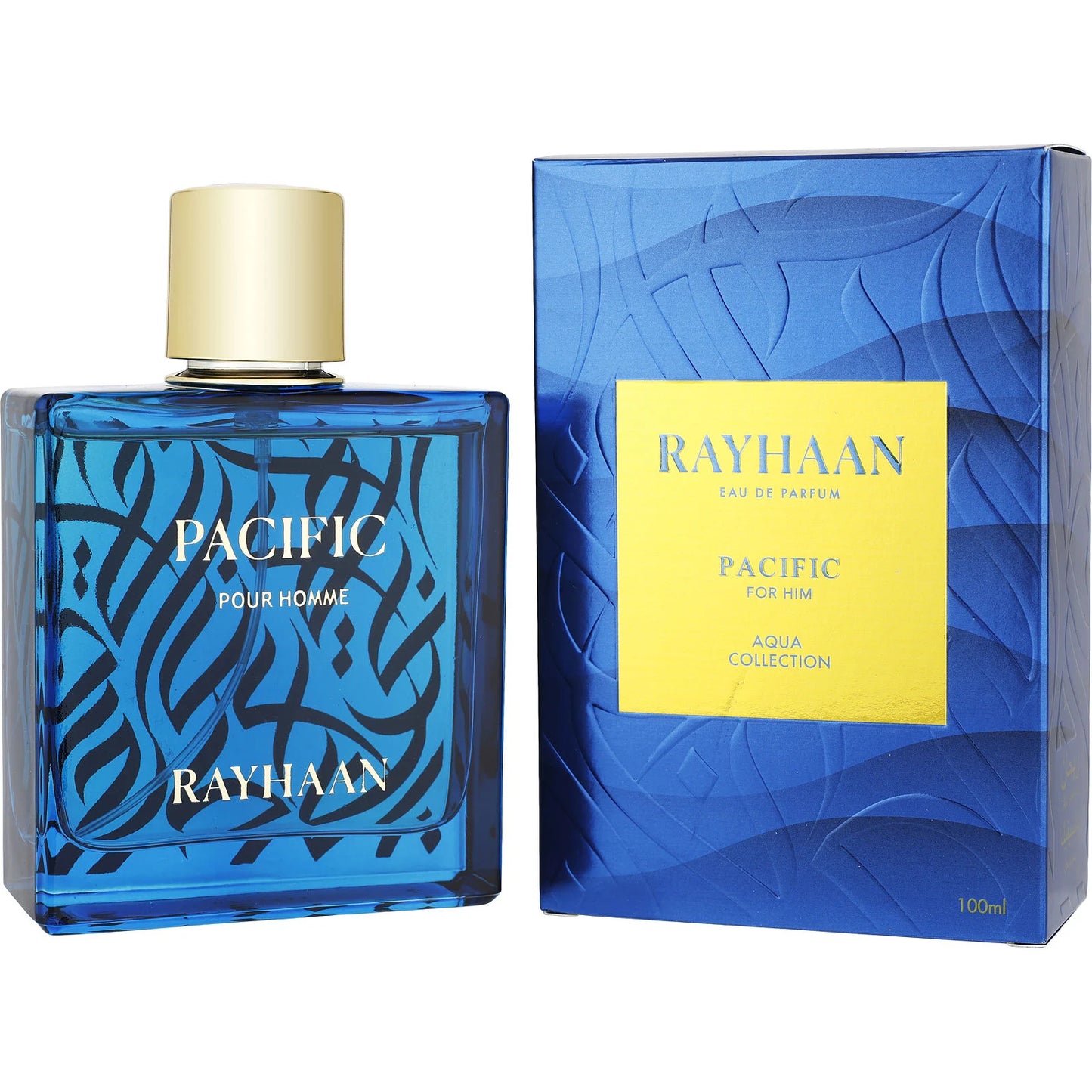 Rayhaan Pacific Eau de Parfum 100 ml – Perfume masculino Fresco Cítrico Aromático para Hombre