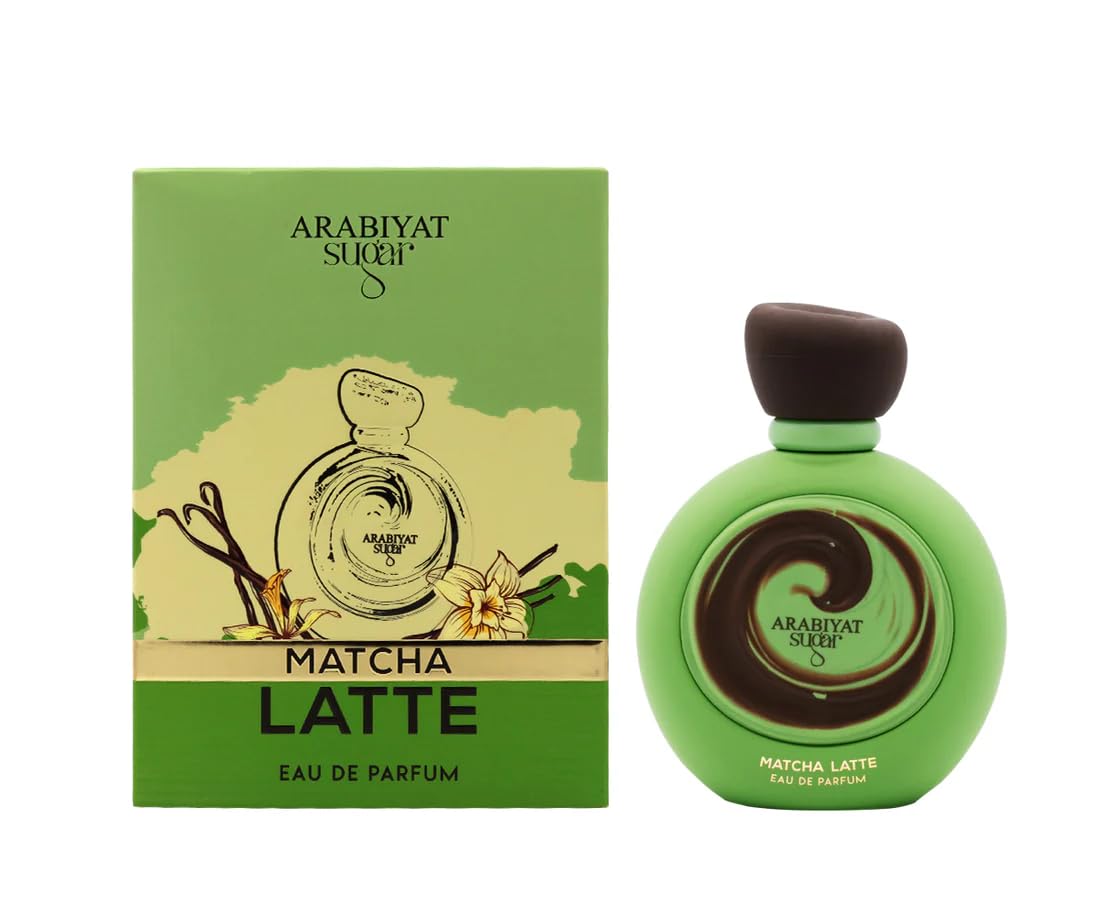 Arabiyat Sugar Matcha Latte Eau de Parfum 100 ml | Perfume Femenino Dulce, Cremoso y Afrutado