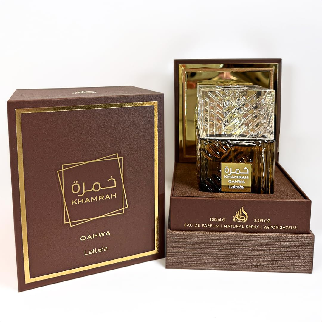Lattafa Khamrah Qahwa Eau de Parfum Unisex 100ml | Oriental Dulce con Café