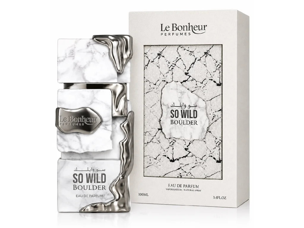 So Wild Boulder Eau de Parfum 100 ml | Perfume Masculino Amaderado Aromático - Le Bonheur
