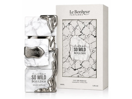 So Wild Boulder Eau de Parfum 100 ml | Perfume Masculino Amaderado Aromático - Le Bonheur