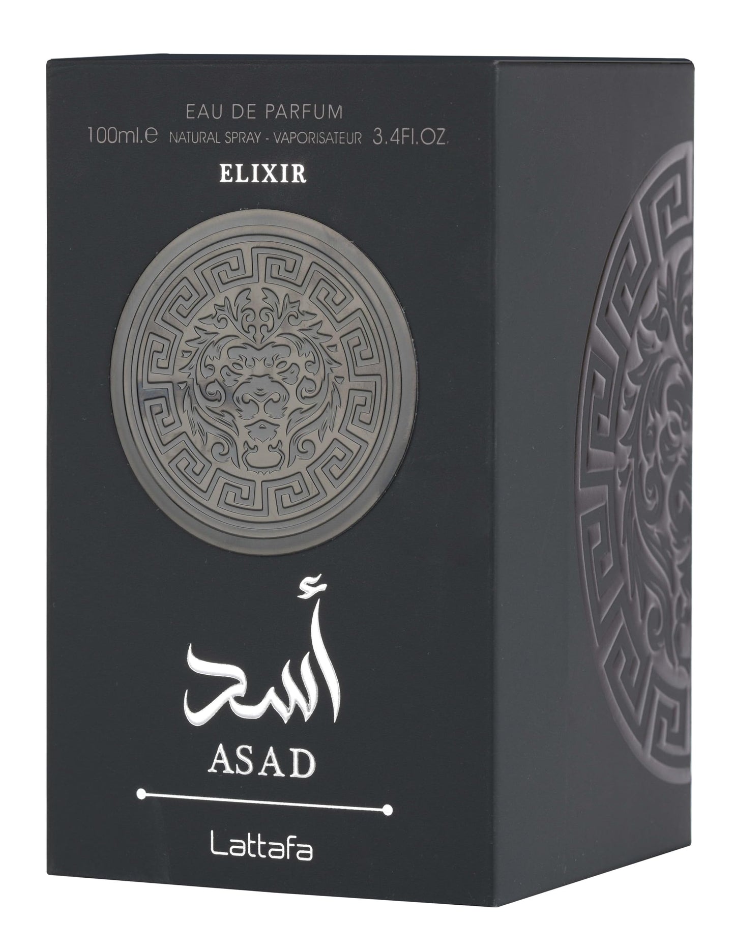 Asad Elixir Lattafa Eau de Parfum 100ml masculino – Perfume Intenso, Elegante y de Larga Duración para Hombre