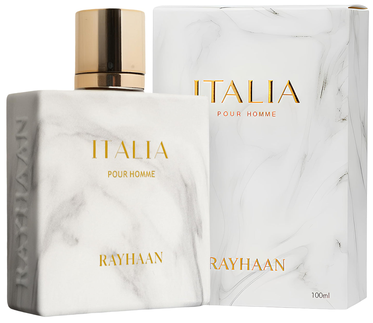 Rayhaan Italia Eau de Parfum 100 ml – Perfume Masculino Dulce Avainillado con Miel
