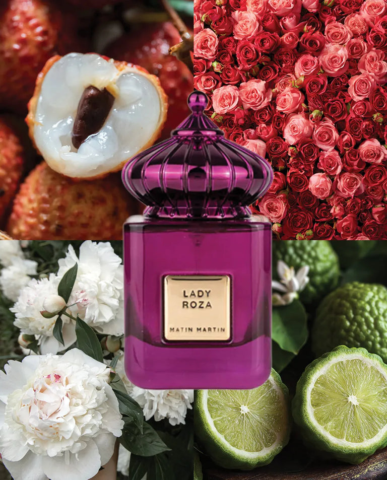 Lady Roza - Matin Martin- Eau de Parfum 100 ml | Perfume Mujer Floral Afrutado con Rosa