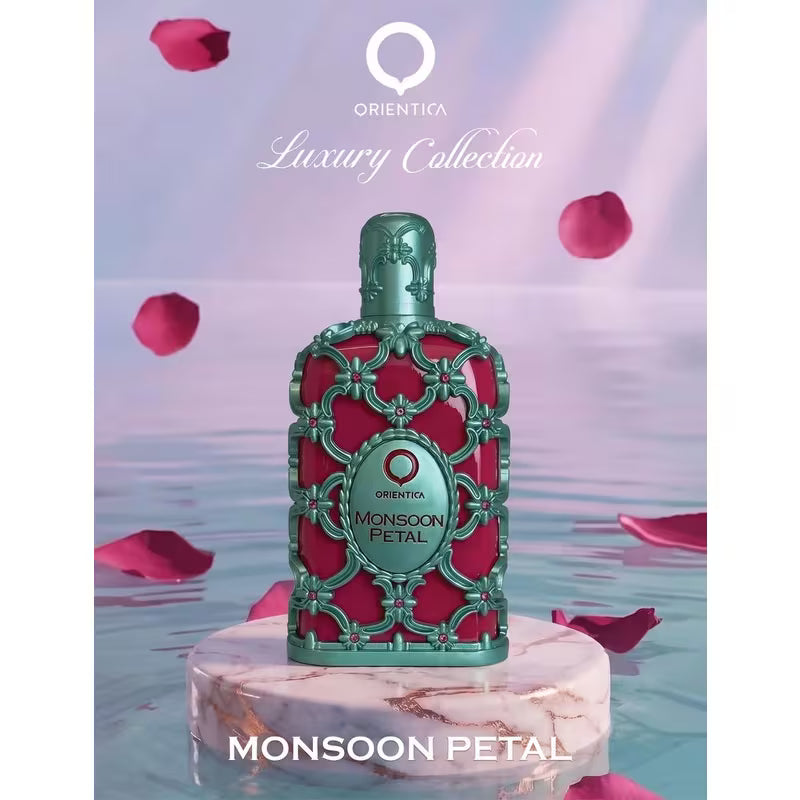 Orientica Monsoon Petal Eau de Parfum 80 ml | Perfume Floral, Fresco y Amaderado Unisex