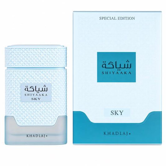 Khadlaj Shiyaaka Sky Eau de Parfum 100 ml | Perfume Cítrico, Verde y Fresco masculino