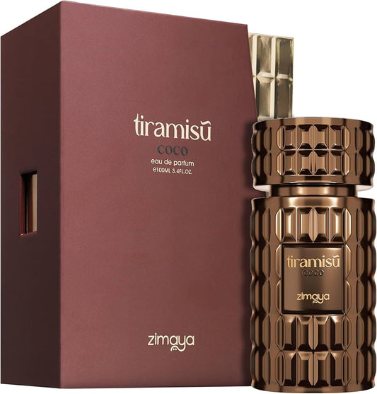 Zimaya Tiramisu Coco Eau de Parfum Unisex 100ml | Gourmand Dulce con Coco y Vainilla