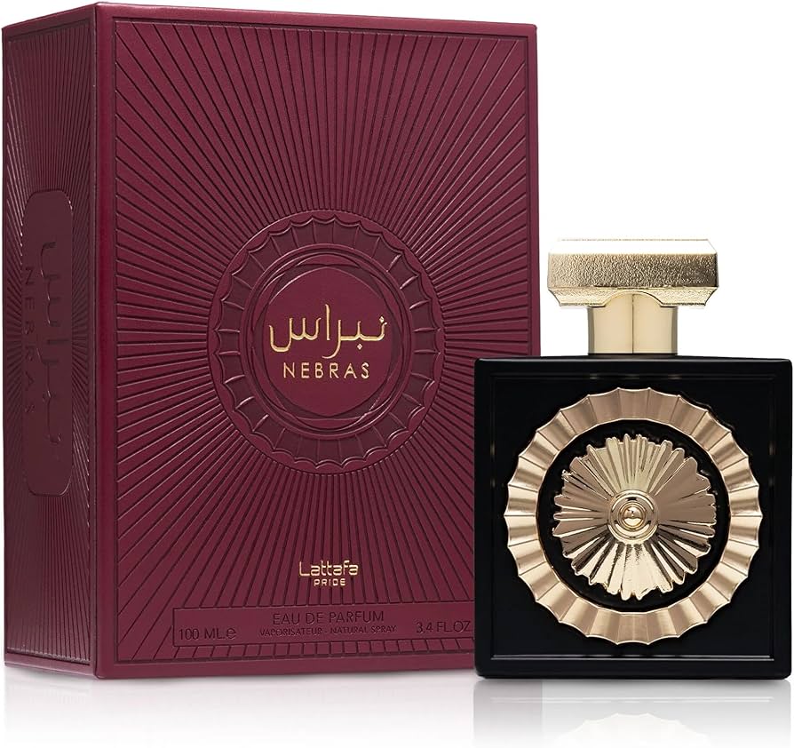 Nebras Lattafa Perfumes Eau de Parfum 100 ml – Perfume Unisex Dulce Avainillado con Cacao