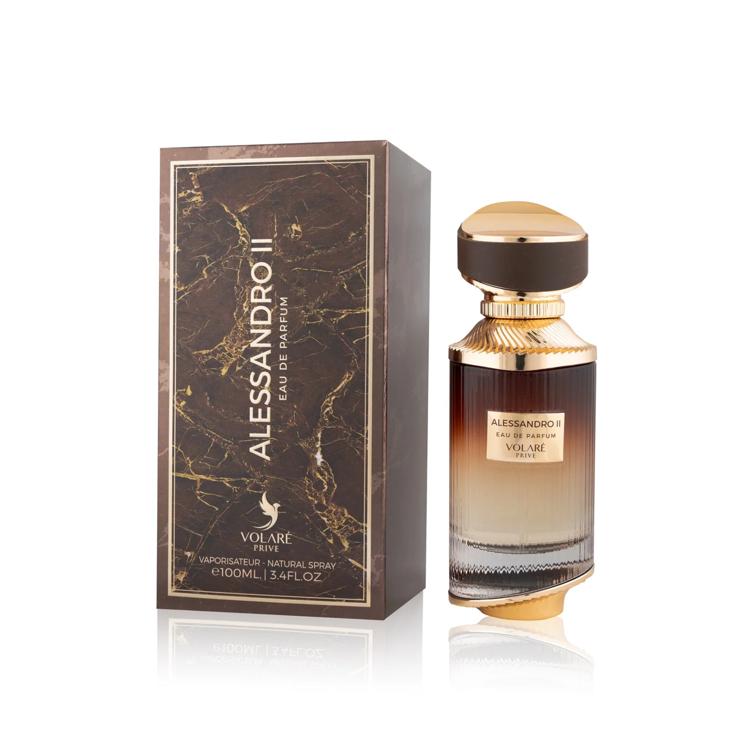 Volaré Alessandro II Eau de Parfum 100 ml – Perfume Amaderado Dulce Oriental Unisex