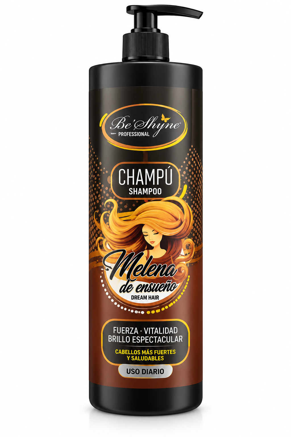 Champú Melena de Caballo Be Shyne Professional – Fuerza y Crecimiento
