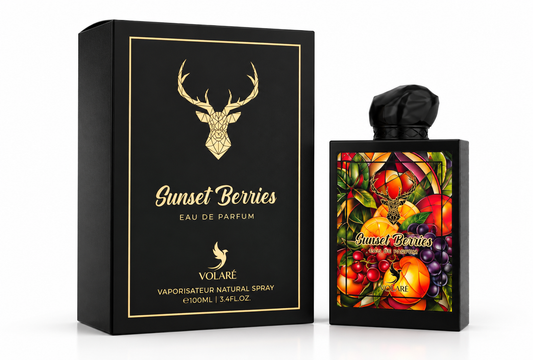 Volaré Sunset Berries Eau de Parfum 100 ml | Perfume Unisex Afrutado, Especiado y Avainillado
