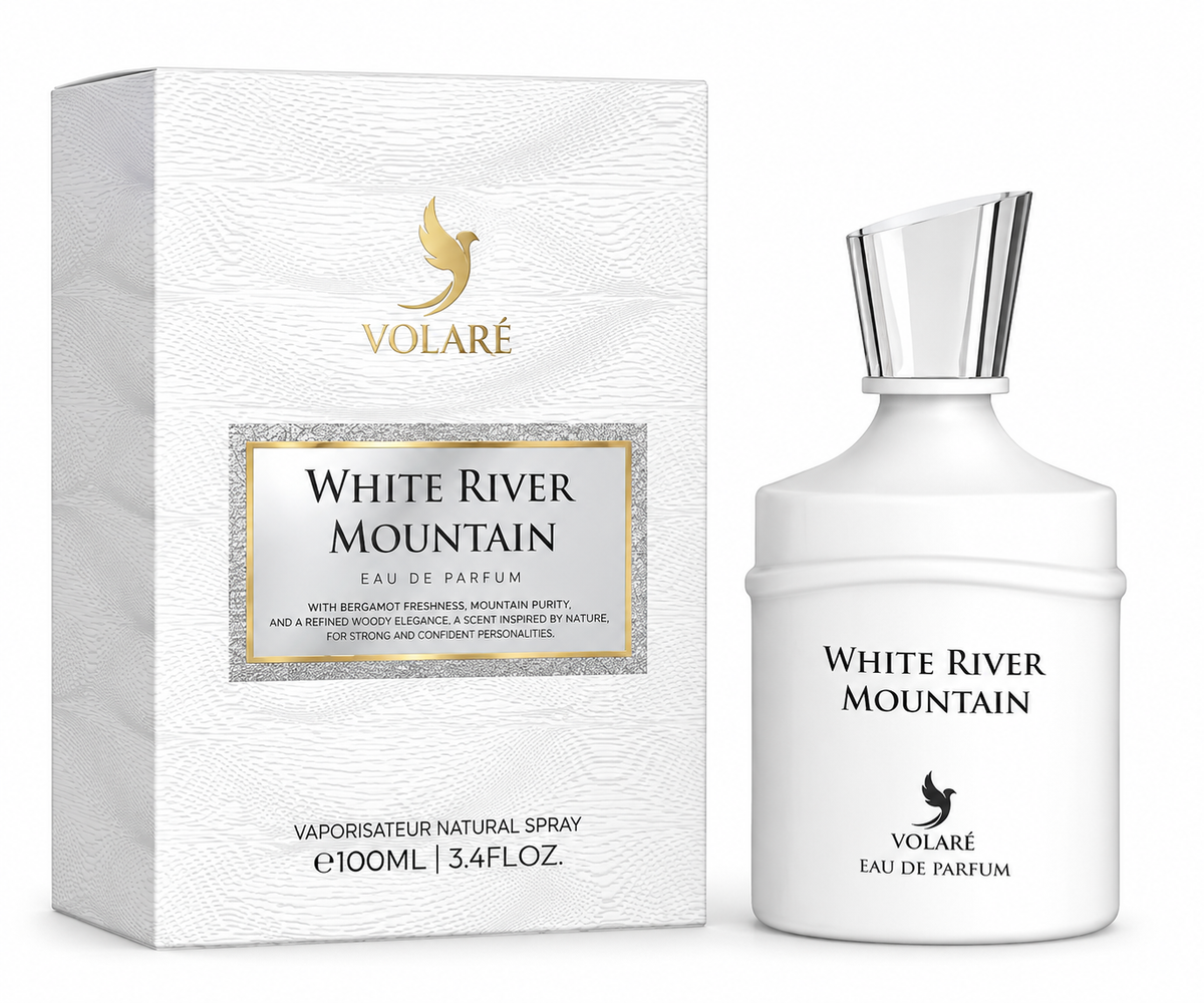 Volaré White River Mountain Eau de Parfum 100 ml | Perfume Masculino Fresco, Acuático y Amaderado