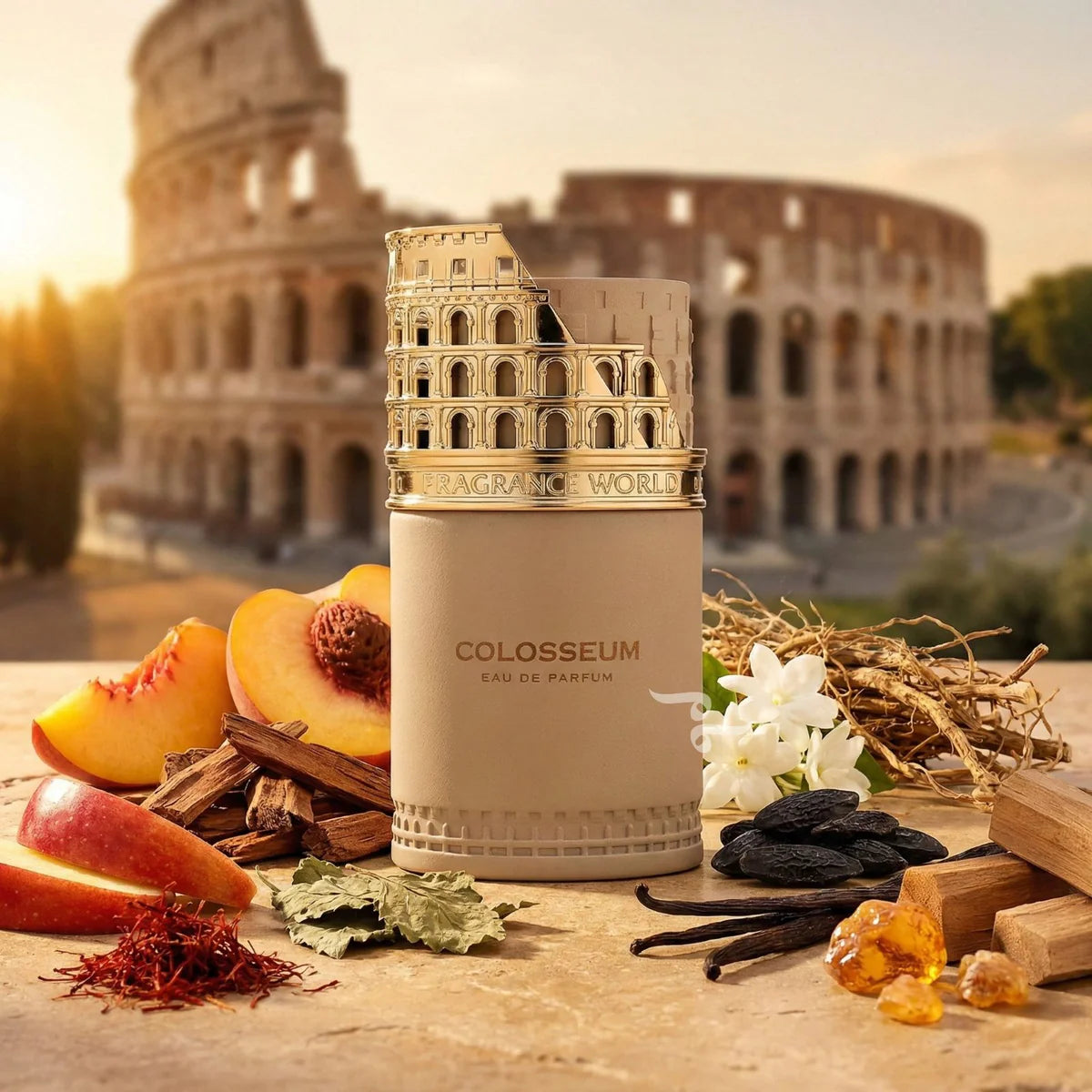 Fragrance World Colosseum Eau de Parfum Masculino 100ml | Perfume Amaderado Aromático