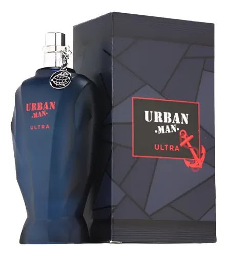 Fragrance World Urban Man Ultra Eau de Parfum 90 ml | Perfume Masculino Especiado, Avainillado y Amaderado