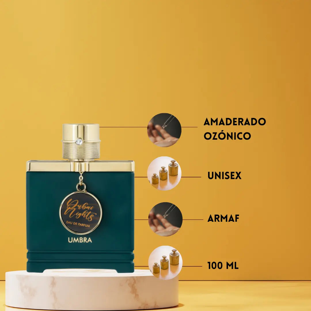 Dubai Nights Umbra Armaf Eau de Parfum – Perfume Amaderado Acuático Unisex