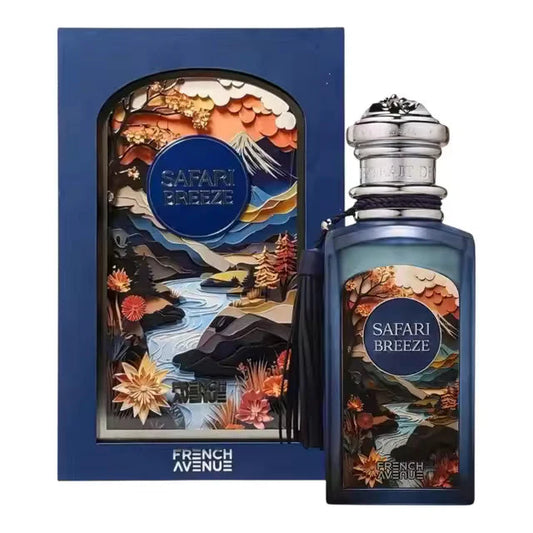 French Avenue Safari Breeze Eau de Parfum 100 ml – Perfume Unisex Cítrico Aromático de Larga Duración