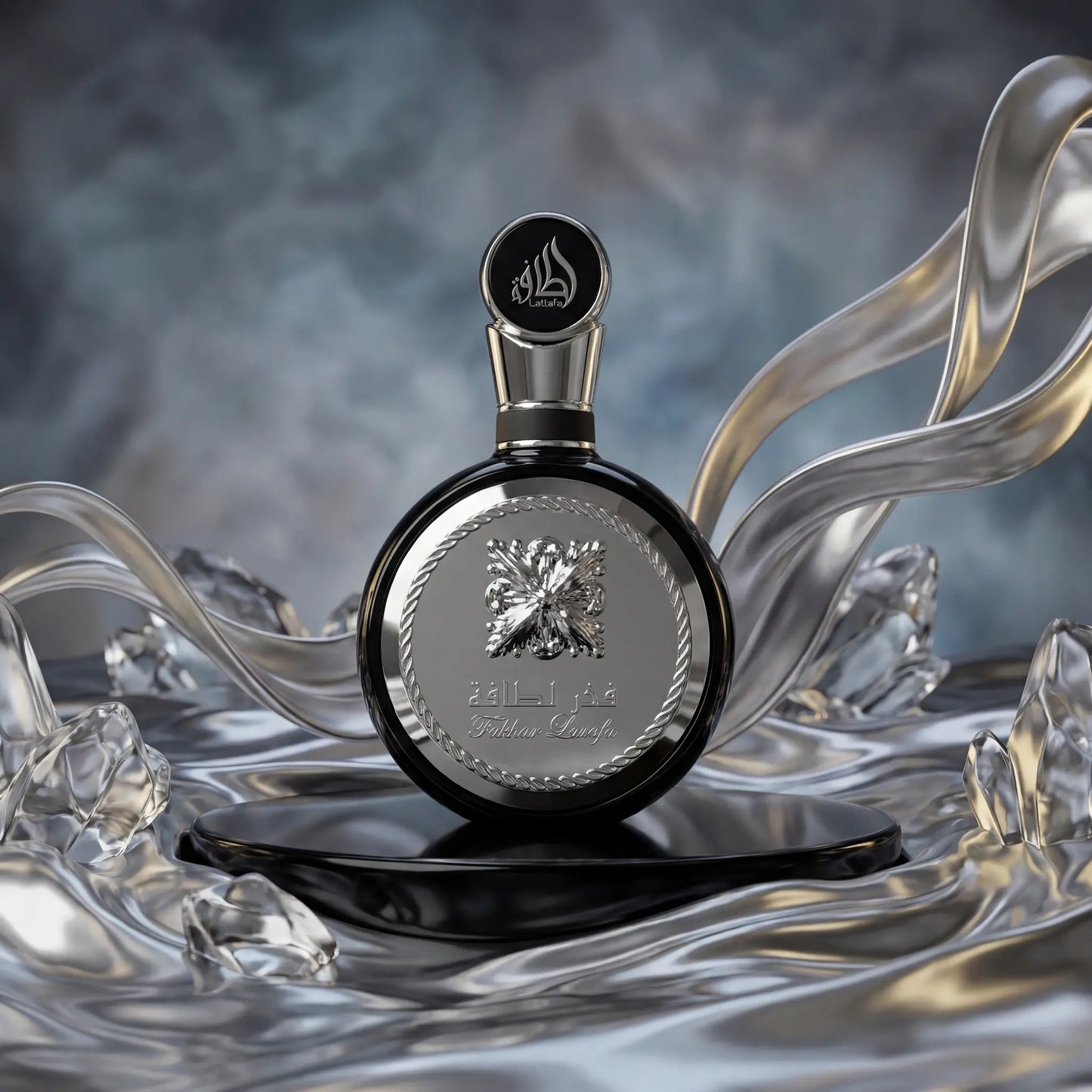 Lattafa Fakhar Black Eau de Parfum Masculino 100ml |Perfume Amaderado Especiado Fresco