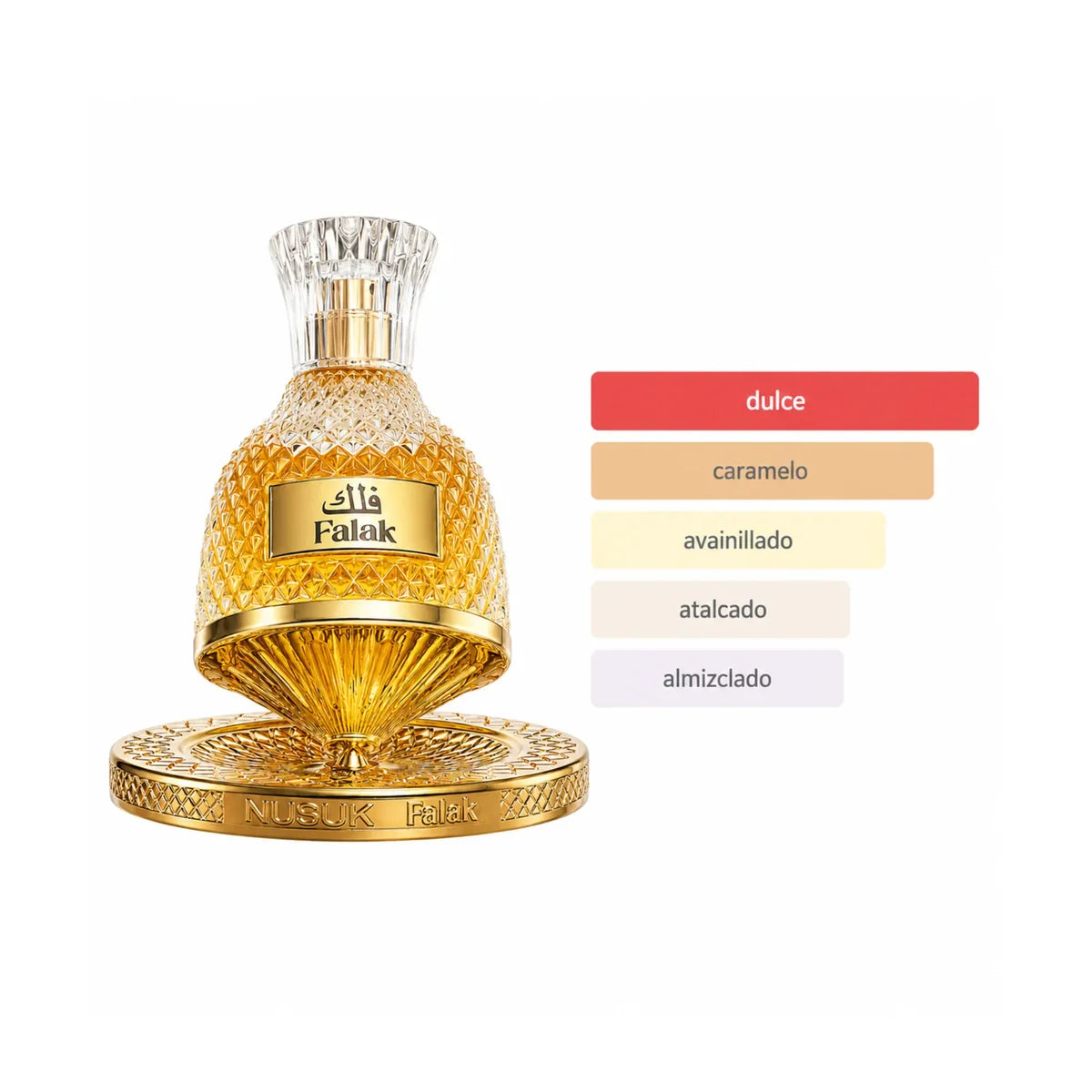Falak Eau de Parfum 100 ml | Perfume Unisex Dulce y Avainillado - Nusuk