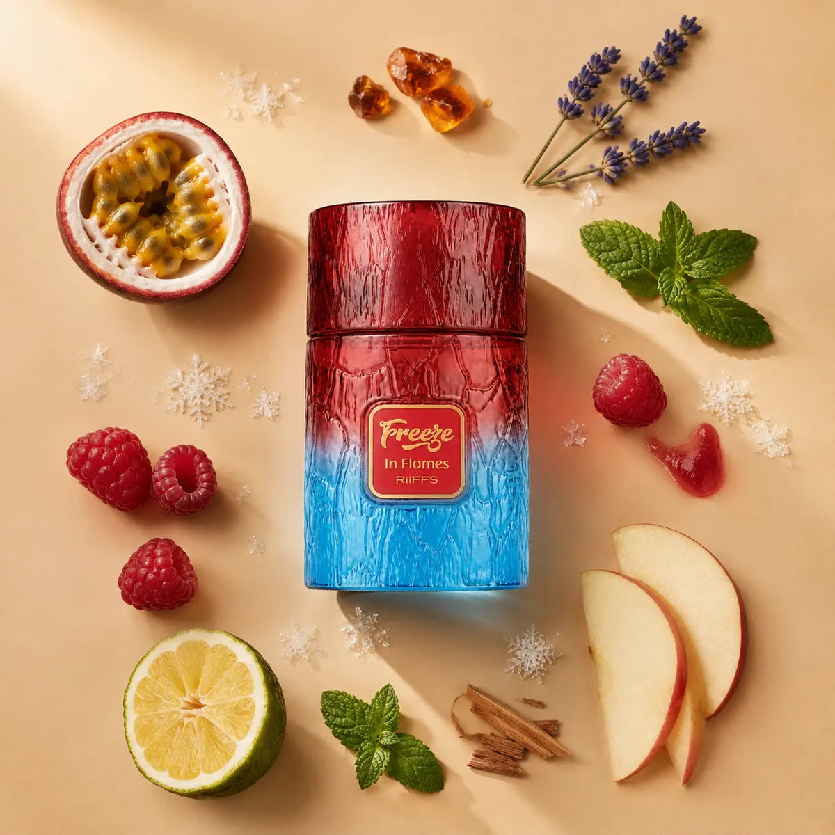 Riiffs Freeze In Flames Extrait 100 ml | Perfume Fresco, Frutal y Aromático- unisex