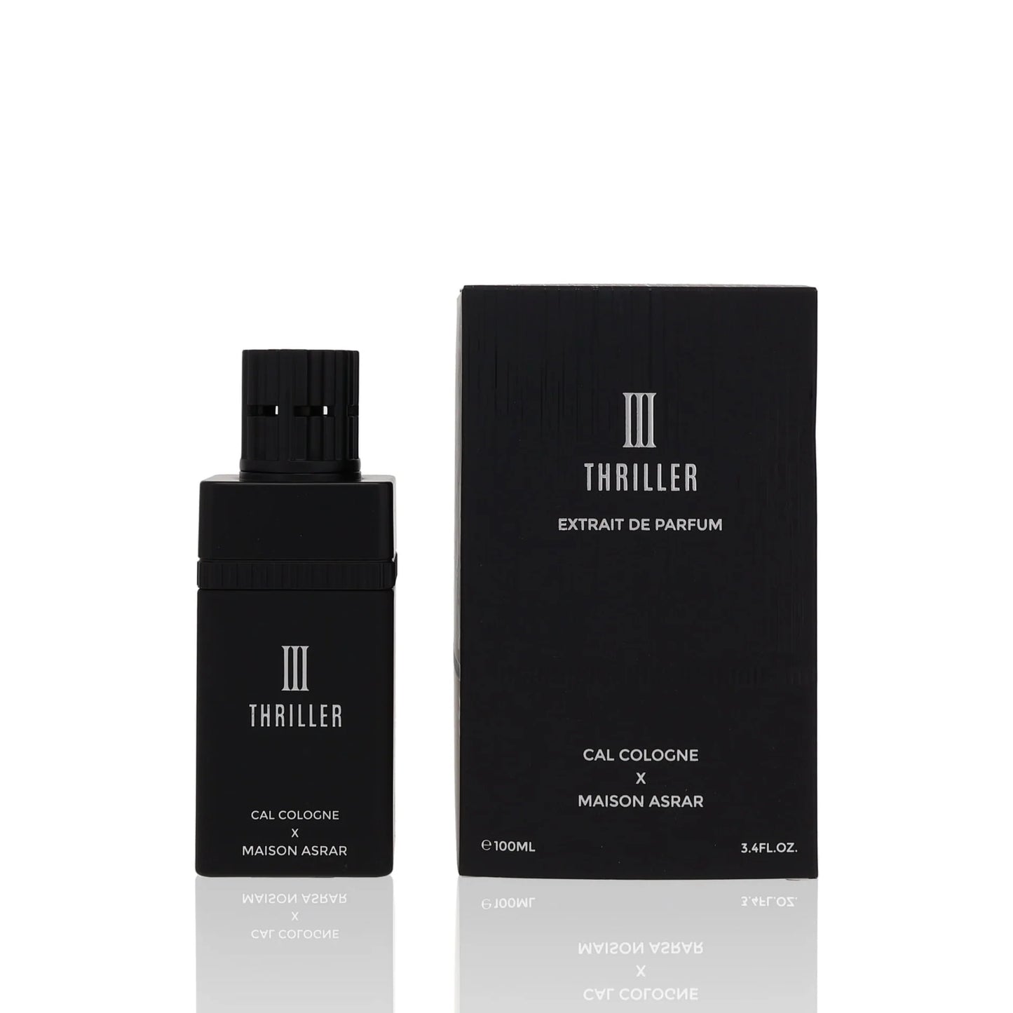 Maison Asrar Thriller Eau de Parfum 100 ml – Perfume Intenso Amaderado y Especiado con Ámbar – Fragancia  unisex Elegante, Misteriosa y de Larga Duración