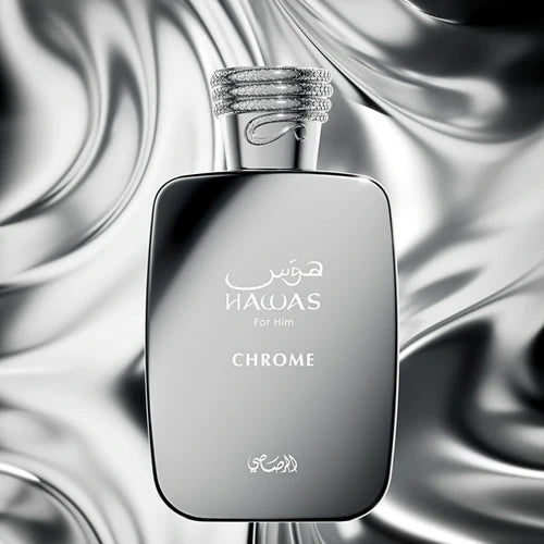 Rasasi Hawas Chrome Eau de Parfum 100 ml – Perfume masculino Frutal Ámbar