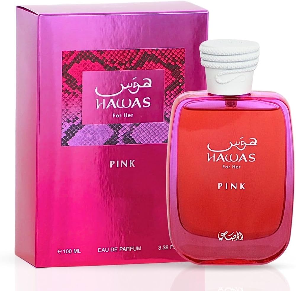 Rasasi Hawas Pink Eau de Parfum 100 ml | Perfume Mujer Dulce Floral