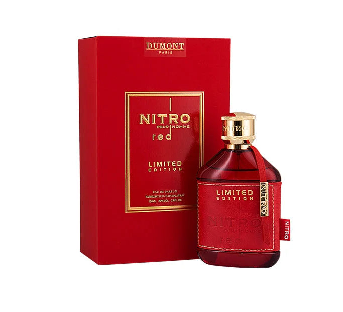 Dumont Nitro Red Limited Edition Eau de Parfum 100 ml | Perfume Masculino Fresco, Amaderado